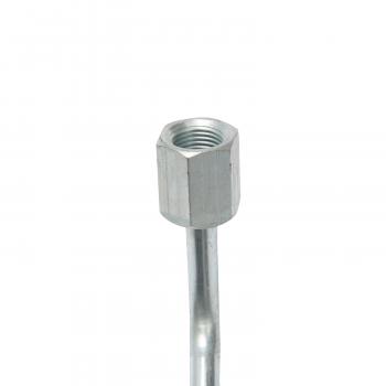 1989 Mercury Topaz Power Steering Pressure Line Hose Assembly Tube - From Pump Edelmann 91843 image 2 of 3