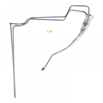 1986 Oldsmobile Cutlass Ciera Power Steering Return Line Hose Assembly Gear To Cooler Edelmann 91937 image 1 of 3
