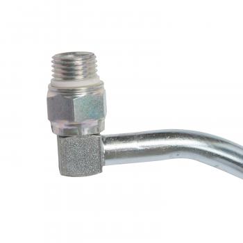 1996 Ford Mustang Power Steering Pressure Line Hose Assembly Hydroboost To Gear Edelmann 91975 image 2 of 3