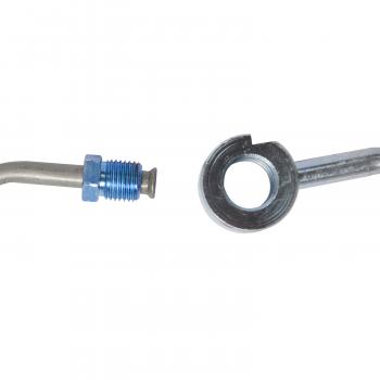 2005 Hyundai Accent Power Steering Pressure Line Hose Assembly Pump To Rack Edelmann 92393 image 3 of 4