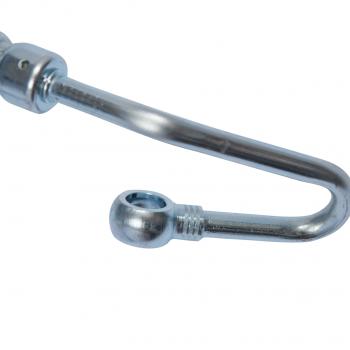 2005 Volkswagen Jetta Power Steering Pressure Line Hose Assembly Pump To Gear Edelmann 92447 image 3 of 3