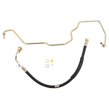 2009 Hyundai Tucson Power Steering Pressure Line Hose Assembly Pump To Rack Edelmann 92457E image 1 of 4