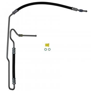 2006 Dodge Ram 1500 Power Steering Pressure Line Hose Assembly To Gear From Hydraulic Fan Motor Edelmann 92736 image 1 of 3