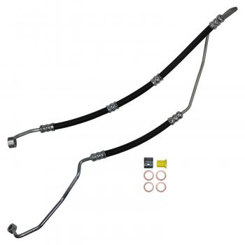 2005 BMW 530i Power Steering Pressure Line Hose Assembly Pump To Gear Edelmann 92842 image 1 of 3