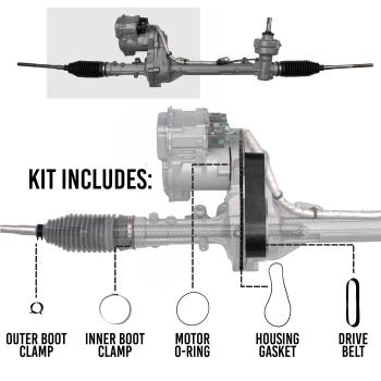 2013 Ford Explorer Rack and Pinion Assembly Edelmann 9603 image 2 of 3