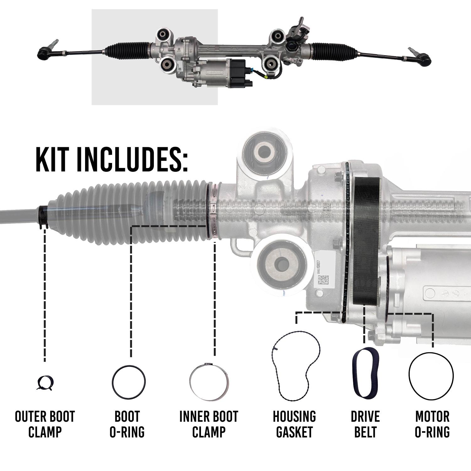 Edelmann 9609 - Rack and Pinion Assembly Edelmann 9609 Rack and Pinion Assembly product image 2 of 2