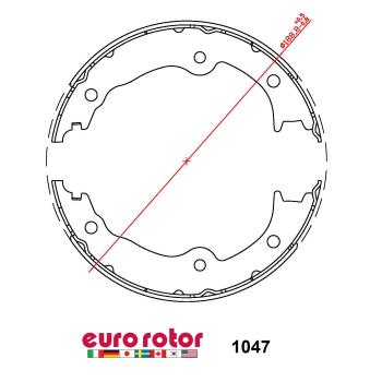 2015 Lexus RC F Parking Brake Shoe