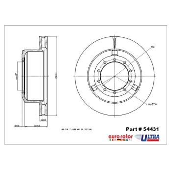 2010 International CF500 Disc Brake Rotor