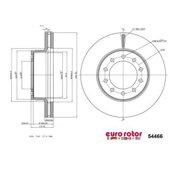 2021 Ford F-450 Super Duty Disc Brake Rotor