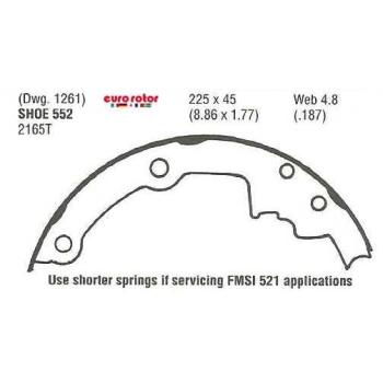 1983 Pontiac 6000 Drum Brake Shoe