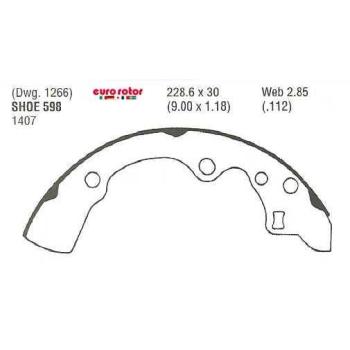 1991 Mercury Tracer Drum Brake Shoe