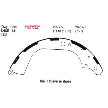 2003 Infiniti QX4 Drum Brake Shoe