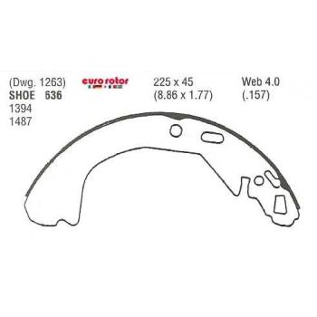 1999 Chevrolet Lumina Drum Brake Shoe