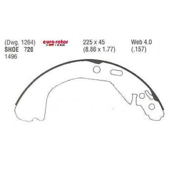 1999 Chevrolet Malibu Drum Brake Shoe