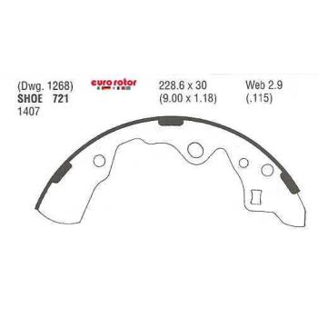 1995 Mercury Tracer Drum Brake Shoe