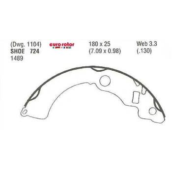 2001 Suzuki Swift Drum Brake Shoe