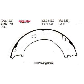 2009 Chevrolet Suburban 2500 Parking Brake Shoe