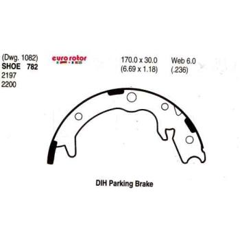 2001 Acura CL Parking Brake Shoe