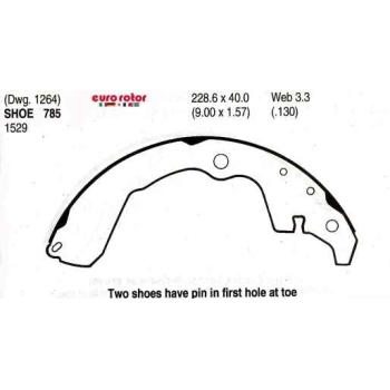2008 Toyota Matrix Drum Brake Shoe