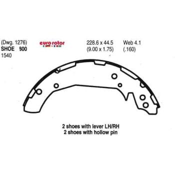2009 Chevrolet Cobalt Drum Brake Shoe