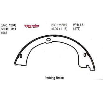 2016 Lincoln MKT Parking Brake Shoe