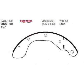 2008 Chevrolet Aveo5 Drum Brake Shoe