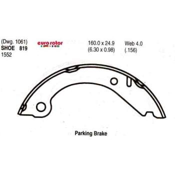 1998 Volvo V90 Parking Brake Shoe