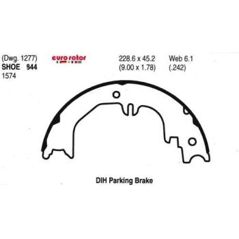 2007 Lexus LX470 Parking Brake Shoe