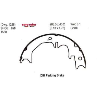 2009 Lexus GX470 Parking Brake Shoe