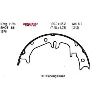 2009 Lexus SC430 Parking Brake Shoe