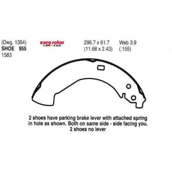 2006 Chevrolet Silverado 1500 Drum Brake Shoe