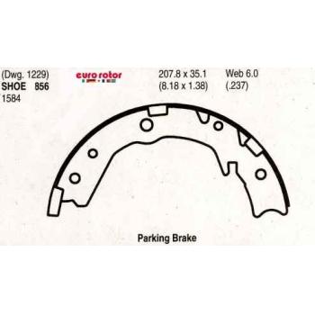 2010 Honda Odyssey Parking Brake Shoe Rear Eurorotor 856 image 1 of 1