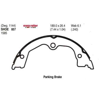 2006 Acura RL Parking Brake Shoe