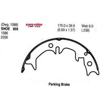 2004 Toyota Solara Parking Brake Shoe