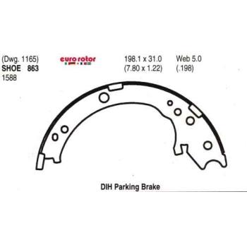 2005 Honda CR-V Parking Brake Shoe