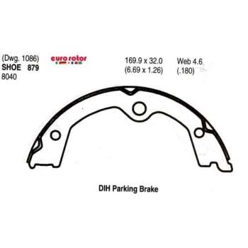 1991 Mazda 929 Parking Brake Shoe