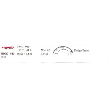 2018 Mercedes-Benz Sprinter 3500 Parking Brake Shoe
