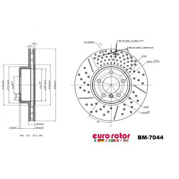 2016 BMW M235i Disc Brake Rotor