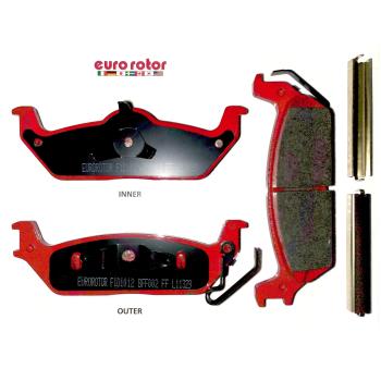 2007 Lincoln Mark LT Disc Brake Pad Rear Eurorotor F1D1012H image 1 of 1