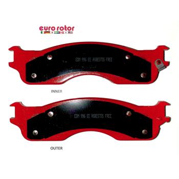 2004 Dodge Ram 1500 Disc Brake Pad Front Eurorotor F1D1054 image 1 of 1