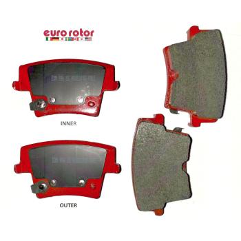 2011 Dodge Charger Disc Brake Pad Rear Eurorotor F1D1057A image 1 of 1