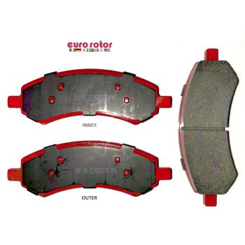 2009 Chrysler Aspen Disc Brake Pad Front Eurorotor F1D1084H image 1 of 1