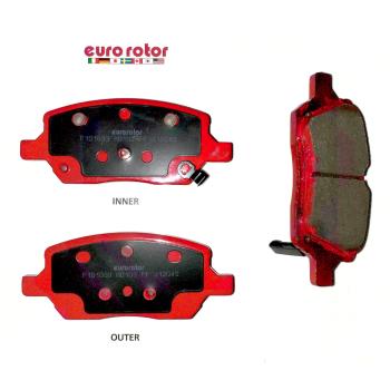 2007 Saturn Relay Disc Brake Pad Rear Eurorotor F1D1093H image 1 of 1