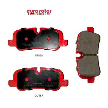 2006 Land Rover Range Rover Disc Brake Pad Rear Eurorotor F1D1099H image 1 of 1
