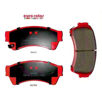 2011 Ford Fusion Disc Brake Pad Front Eurorotor F1D1192H image 1 of 1