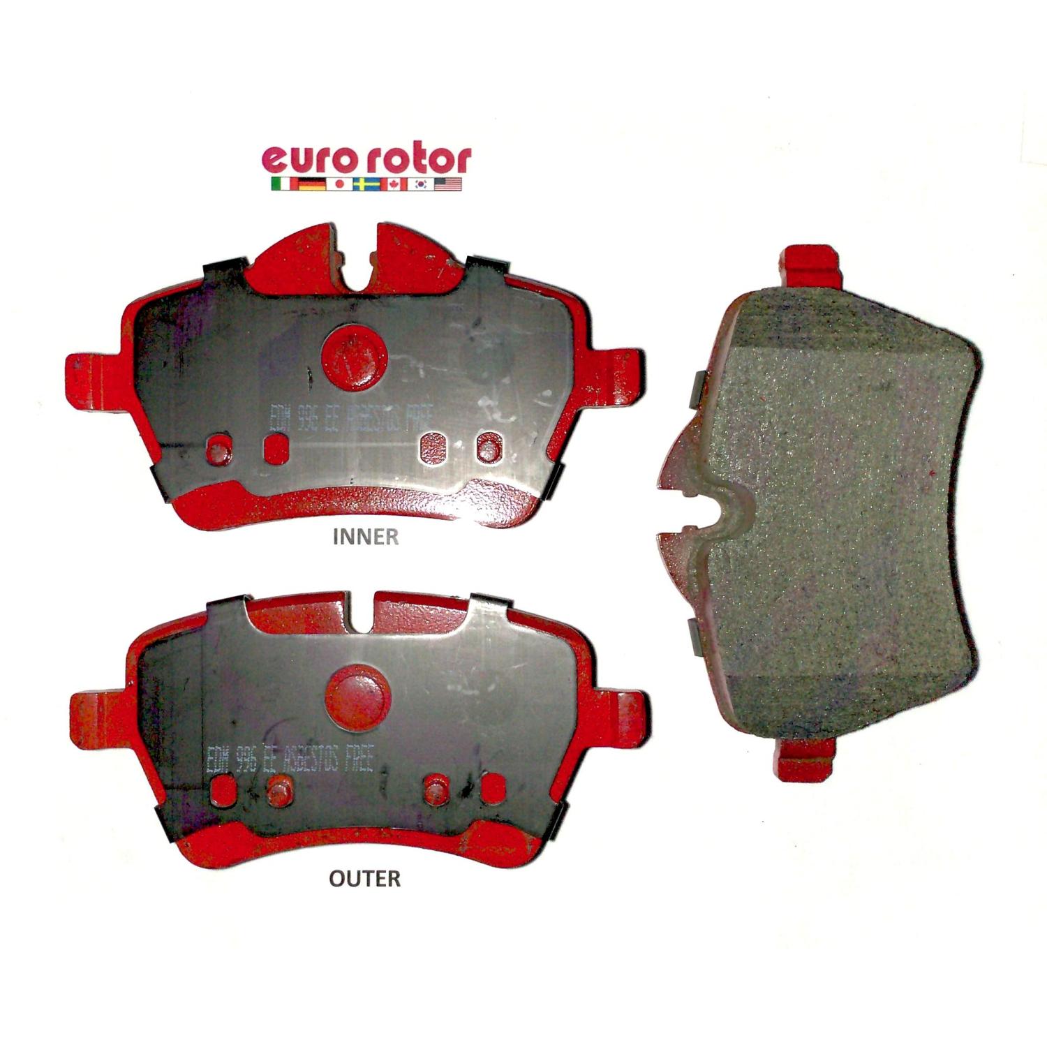 Eurorotor F1D1204 - Disc Brake Pad Eurorotor F1D1204 Disc Brake Pad product image 1 of 1