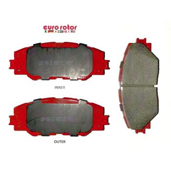 2018 Toyota Corolla iM Disc Brake Pad Front Eurorotor F1D1211H image 1 of 1
