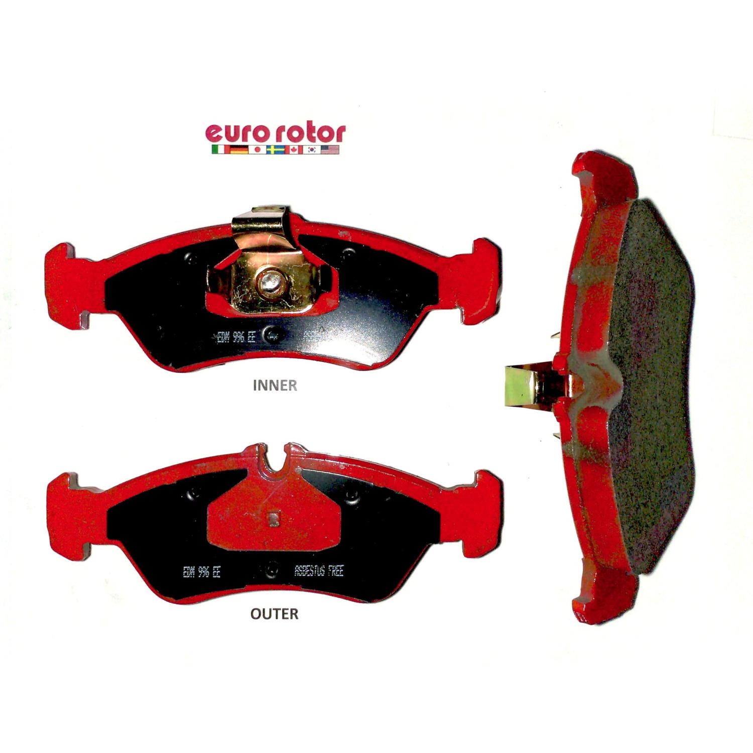 Eurorotor F1D1229 Disc Brake Pad product image 1 of 1