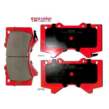 2013 Toyota Sequoia Disc Brake Pad Front Eurorotor F1D1303 image 1 of 1