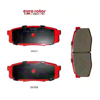 2013 Toyota Sequoia Disc Brake Pad Rear Eurorotor F1D1304H image 1 of 1